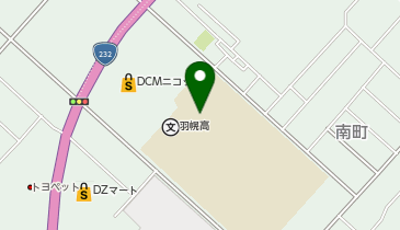 北海道羽幌高等学校屋内体育館の地図画像