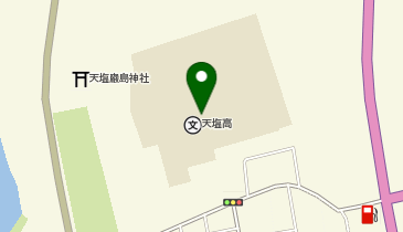 天塩高等学校の地図画像