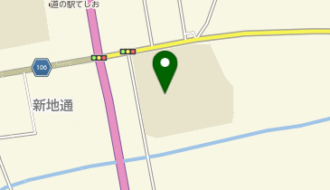 天塩中学校の地図画像