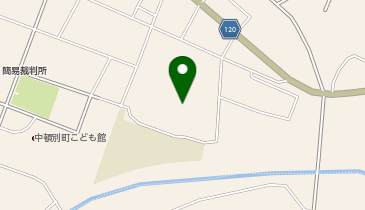 中頓別小学校校庭の地図画像