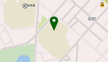 枝幸町立枝幸中学校グランドの地図画像