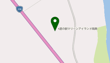 道の駅マリーンアイランド岡島の地図画像