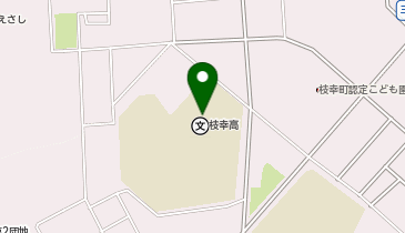 北海道枝幸高等学校の地図画像