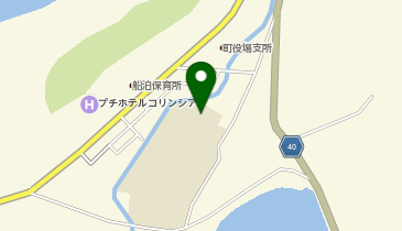 船泊中学校の地図画像