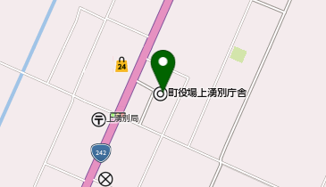 上湧別コミュニティセンターの地図画像