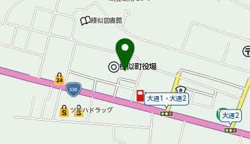 様似町役場(3階部分)の地図画像