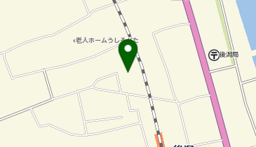 旧後潟小学校の地図画像