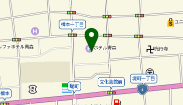 ホテル青森の地図画像