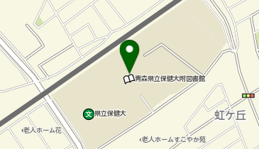 県立保健大学の地図画像