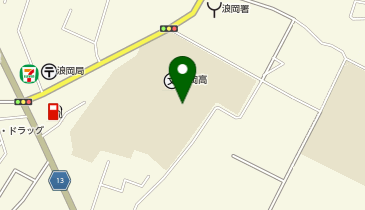 浪岡高等学校の地図画像