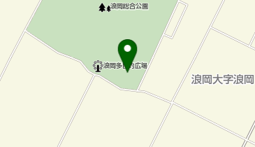 浪岡総合公園の地図画像