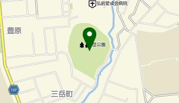 三岳公園の地図画像