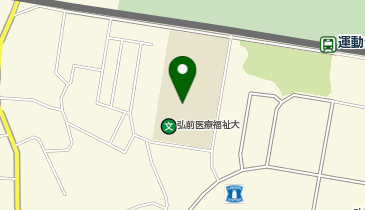 弘前医療福祉大学の地図画像