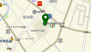 柴田学園大学短期大学部の地図画像