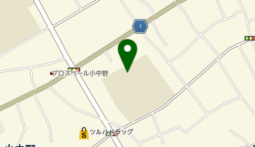 小中野小学校の地図画像