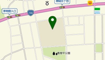 根城中学校の地図画像