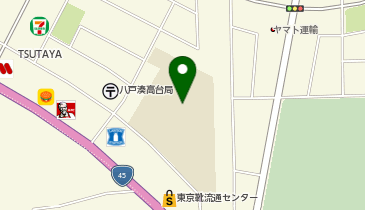 東中学校の地図画像