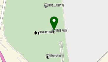八戸市東体育館の地図画像