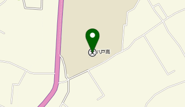 県立八戸高等学校の地図画像