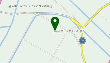 地域密着型特別養護老人ホームさくらの里の地図画像