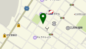 三沢市武道館の地図画像