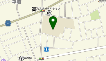 三沢市立岡三沢小学校(校庭)の地図画像