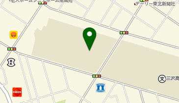 三沢市立第一中学校(校庭)の地図画像
