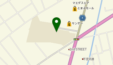 苫生小学校体育館の地図画像