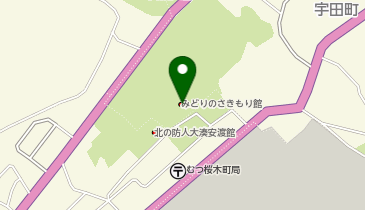 みどりのさきもり館の地図画像
