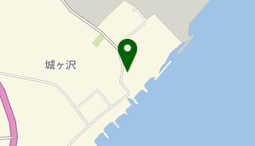 城ヶ沢地区集会所の地図画像