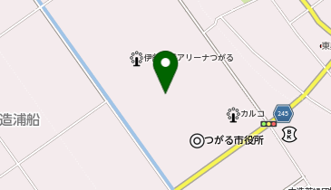 つがる市総合体育館の地図画像