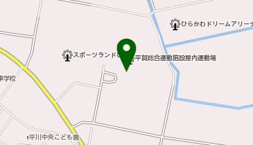平川市総合運動施設体育館の地図画像