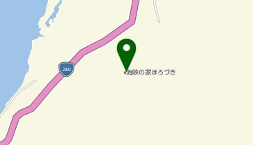 海峡の家ほろづきの地図画像