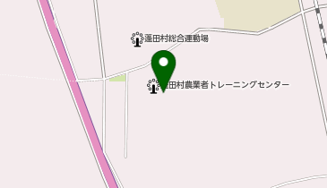 農業者トレーニングセンターの地図画像