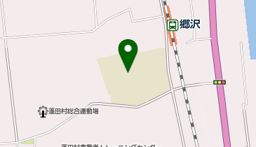 蓬田中学校グラウンドの地図画像