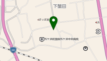 蟹田体育館の地図画像