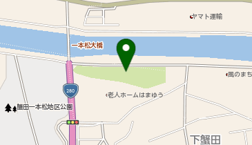 蟹田河川公園の地図画像