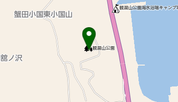 観瀾山公園の地図画像