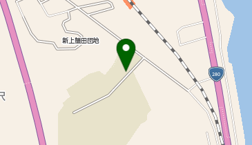 蟹田中学校の地図画像