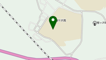 青森県立鰺ヶ沢高等学校の地図画像