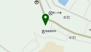 鰺ヶ沢こども園の地図画像