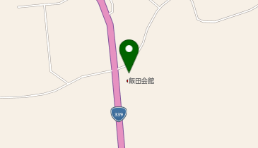 飯田会館の地図画像