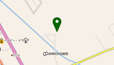 旧板柳高等学校の地図画像