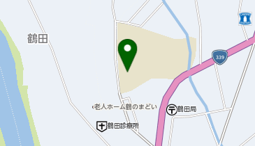 鶴田小学校体育館の地図画像