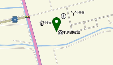 中泊町役場大会議室の地図画像