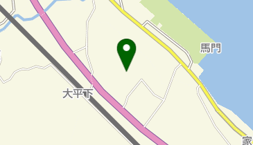 旧馬門小学校グラウンドの地図画像