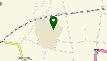 野辺地中学校グラウンドの地図画像