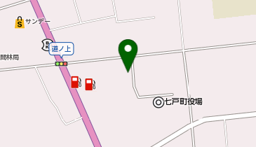 七戸中央公民館駐車場の地図画像