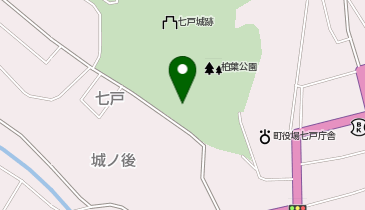 柏葉公園の地図画像