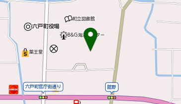 六戸町総合体育館の地図画像